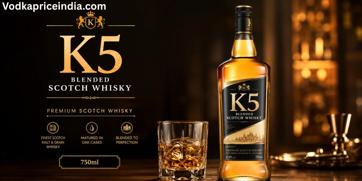 K5 Blended Scotch Whisky Price in India 750ml
